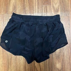 Lululemon Athletica Shorts Camo Xsmall Black and Grey